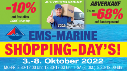 Shopping-Day's bzw. Hausmesse - das neue Herbst-Prospekt ist da!