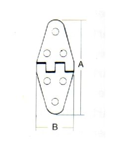 Scharniere doppel-oval