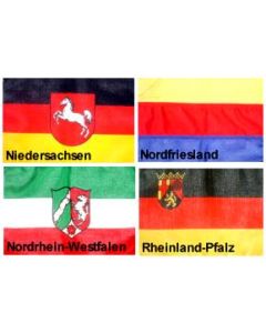 Bundeslandflag. DE 30x45 Niedersachsen