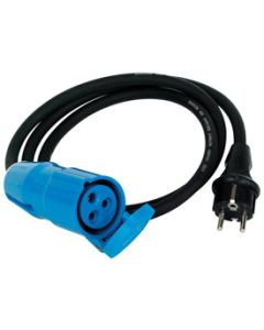 Adapterleitung CEE-Kupplung / Schuko-Stecker