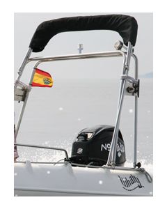 Zubehör WHALY Rollbar Inox mit Bimini für 310 / 370 / 435