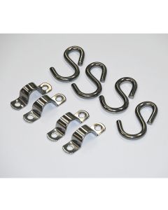 Befestigungs-Set mit U-Bügel und Haken