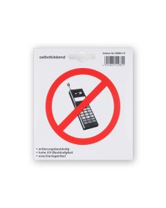 Symbol-Aufkleber Handy verboten