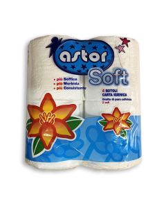 Aqua Soft Toilettenpapier 4Stk./Pkg.