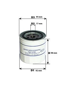 FS20121 Kraftstoff-Wasserabscheiderfilter für - L9, B6.7 Modelljahr 2020  2021 2022