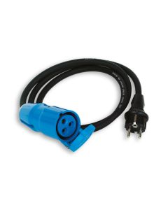 Adapterleitung CEE-Kupplung / Schuko-Stecker