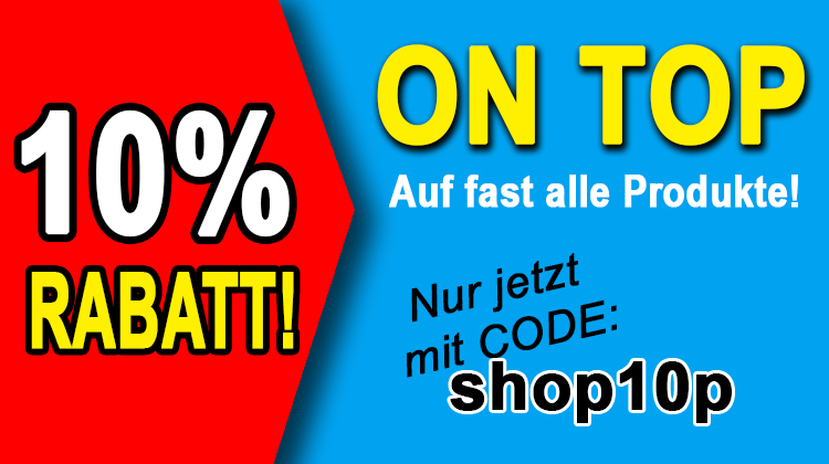 Rabatt-Aktion -10% zu den Shopping-Days