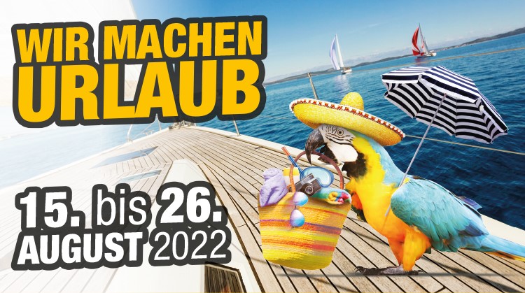 Betriebsurlaub bei EMS-MARINE