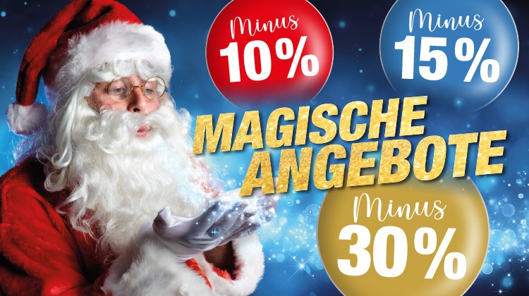 Aktionen im Advent - tolle Rabatte!