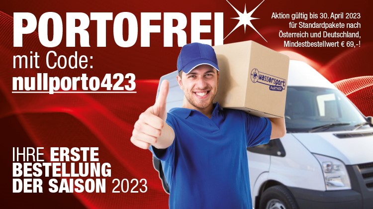 Jetzt GRATIS PORTO - nur bis April!
